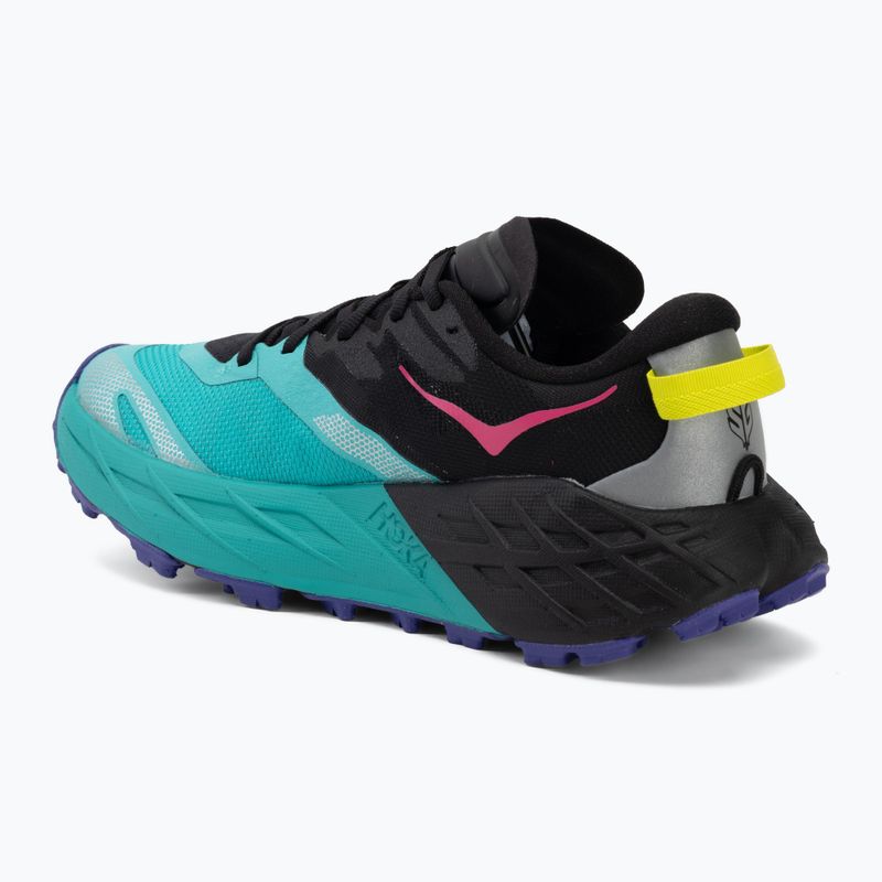 Moteriški bėgimo batai HOKA Speedgoat 7 black/electric aqua 3