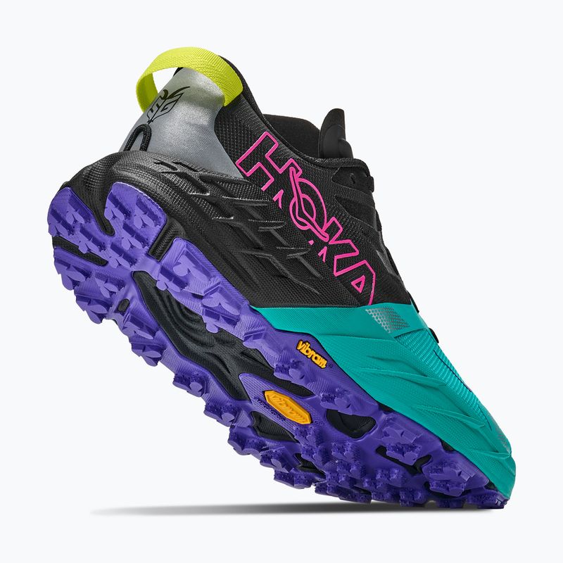 Moteriški bėgimo batai HOKA Speedgoat 7 black/electric aqua 5