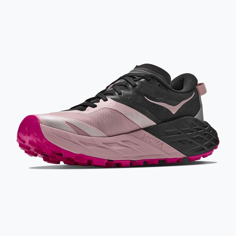 Moteriški bėgimo batai HOKA Speedgoat 7 black/pink opal 4