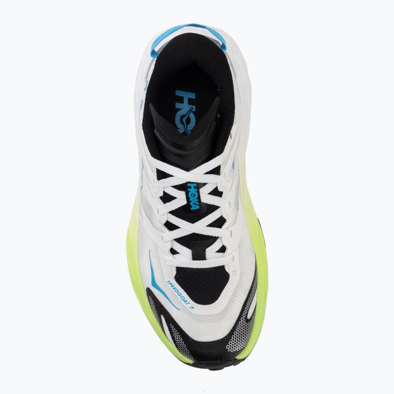 Moteriški bėgimo batai HOKA Speedgoat 7 frost/neon yuzu 5