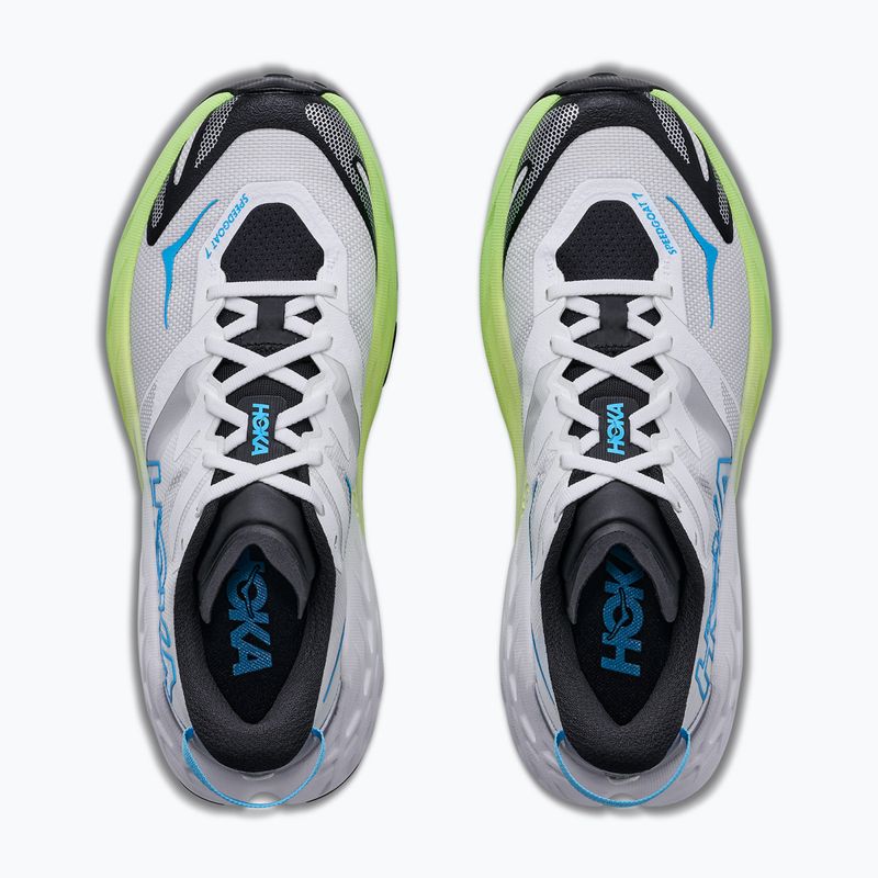 Moteriški bėgimo batai HOKA Speedgoat 7 frost/neon yuzu 8