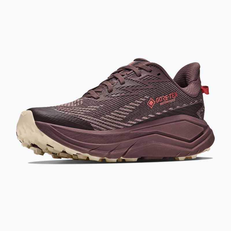 Moteriški bėgimo batai HOKA Challenger 8 GTX black/varsity burgundy 2