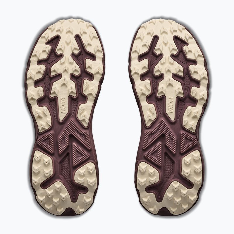 Moteriški bėgimo batai HOKA Challenger 8 GTX black/varsity burgundy 6