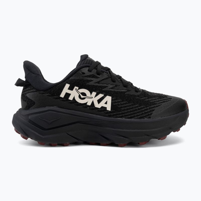 Moteriški bėgimo batai HOKA Challenger 8 GTX black/varsity burgundy 2