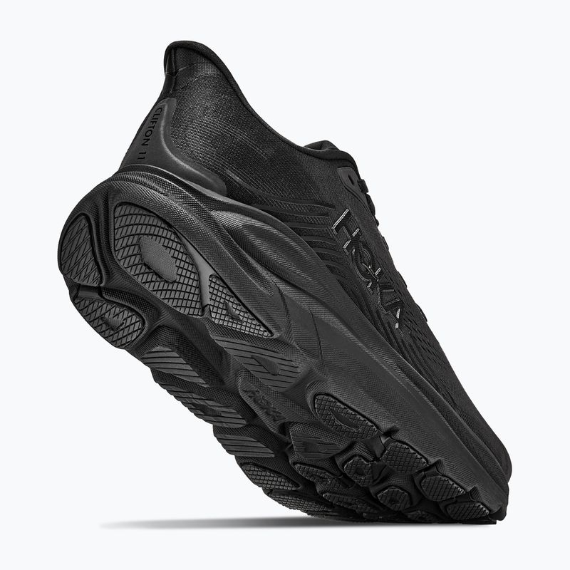 Vyriški bėgimo batai Hoka Clifton 11 black/black 3
