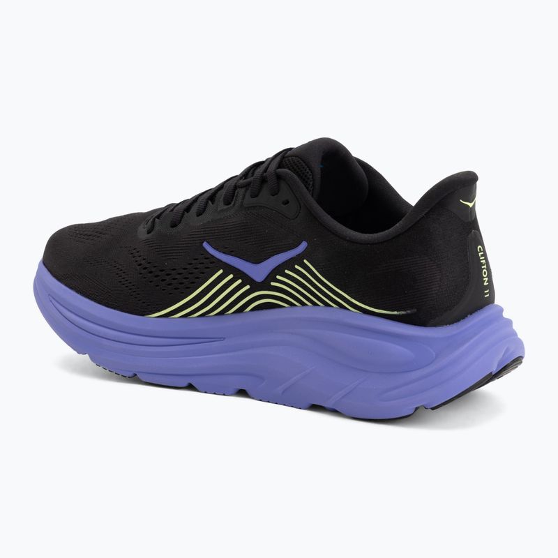 Vyriški bėgimo batai Hoka Clifton 11 black/neon yuzu 3