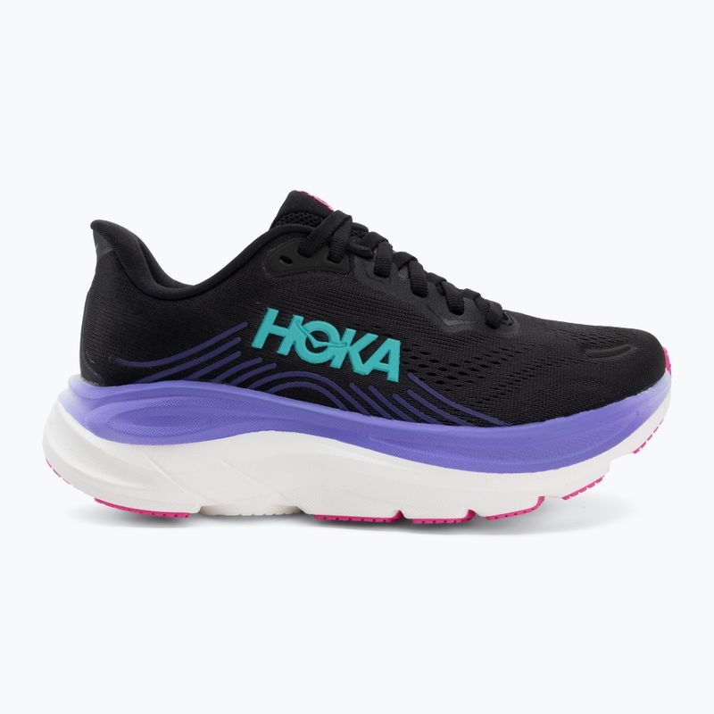 Moteriški bėgimo batai Hoka Clifton 11 black/neon nebula 2