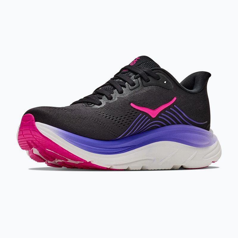 Moteriški bėgimo batai Hoka Clifton 11 black/neon nebula 2