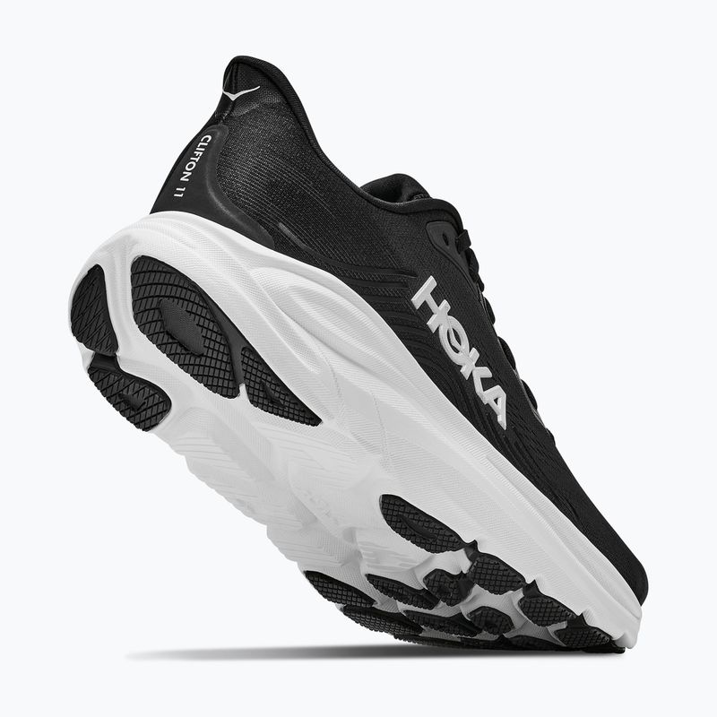 Moteriški bėgimo batai Hoka Clifton 11 black/white 3