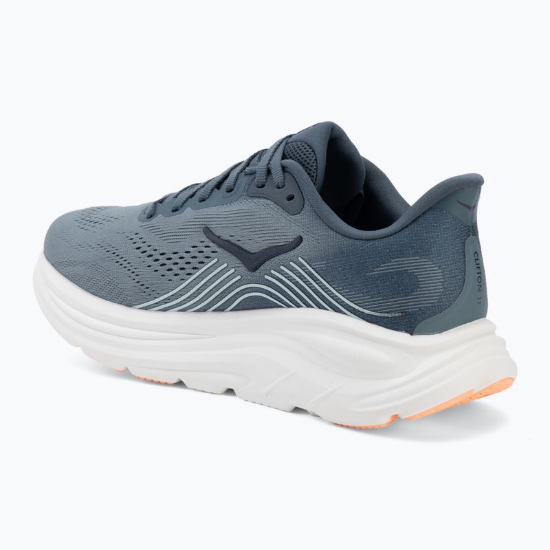 Moteriški bėgimo batai Hoka Clifton 11 faded navy/glimmering blue 3