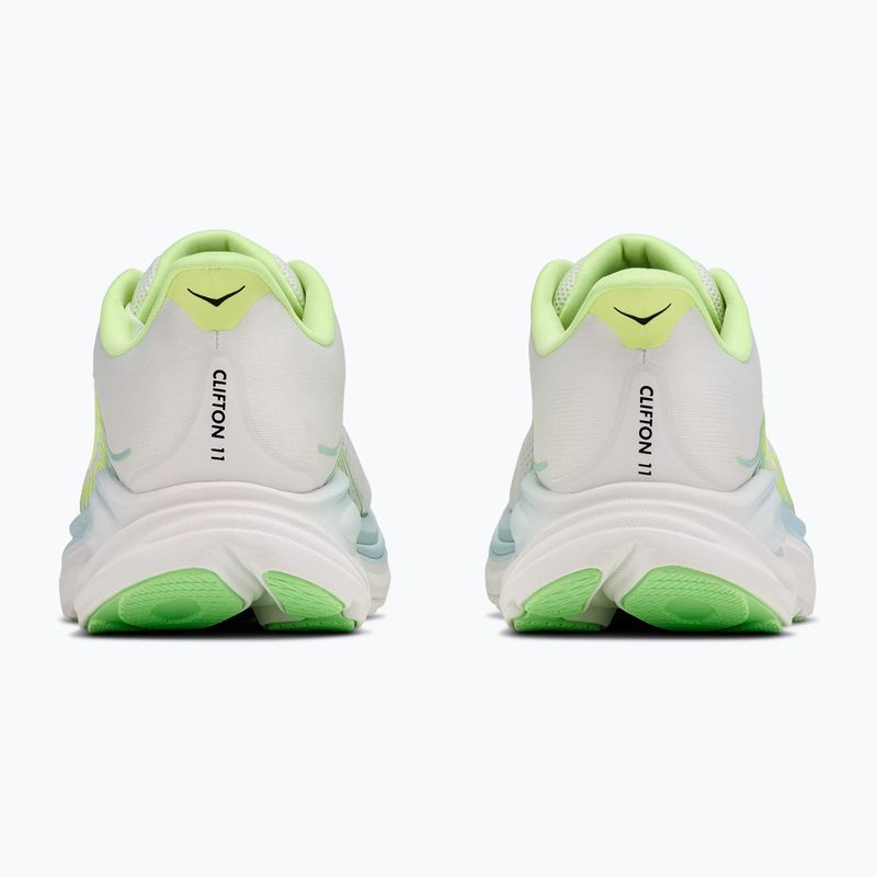 Moteriški bėgimo batai Hoka Clifton 11 frost/neon yuzu 4