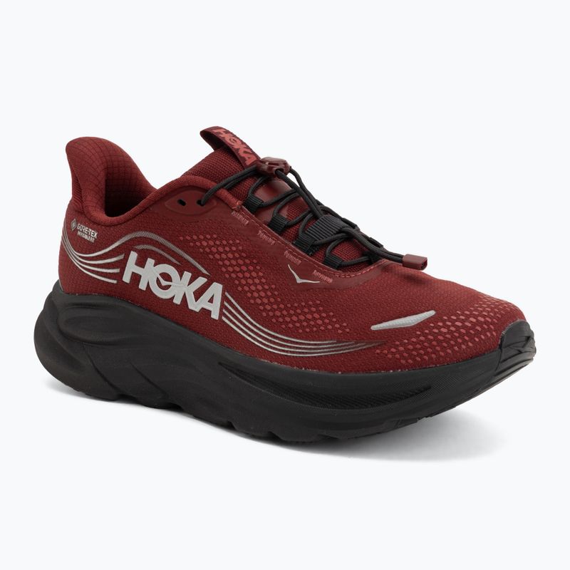 Vyriški bėgimo batai HOKA Clifton 11 GTX varsity burgundy/carbon black
