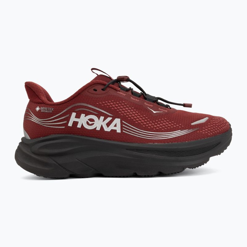Vyriški bėgimo batai HOKA Clifton 11 GTX varsity burgundy/carbon black 2
