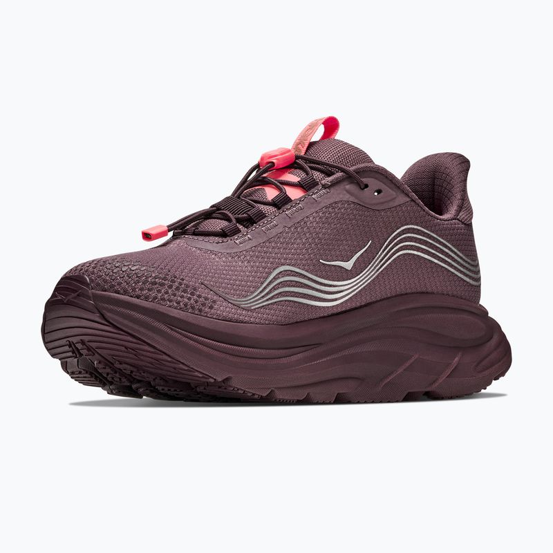 Moteriški bėgimo batai HOKA Clifton 11 GTX smoky quartz/deep mauve 4