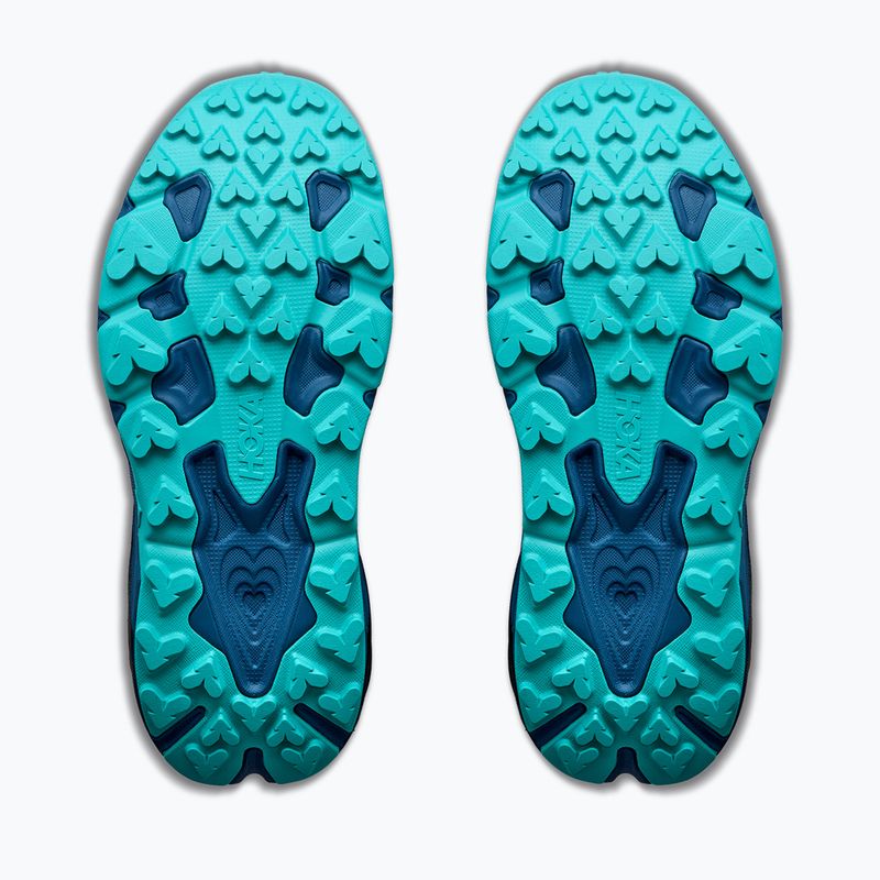 Vaikiški bėgimo bateliai HOKA Speedgoat 7 black/night glow blue 7