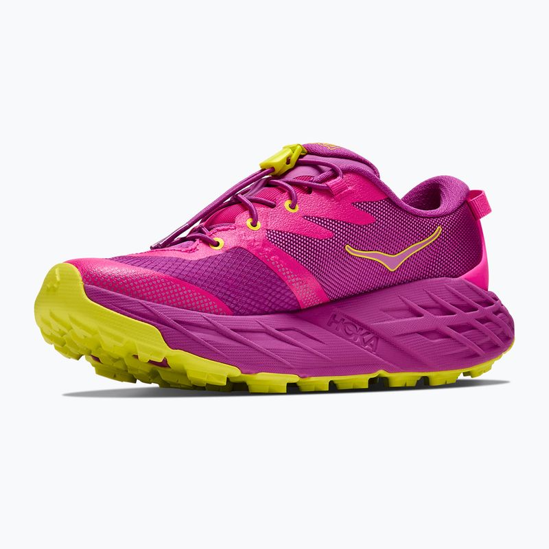 Vaikiški bėgimo bateliai HOKA Speedgoat 7 fuchsia/fuchsia 4