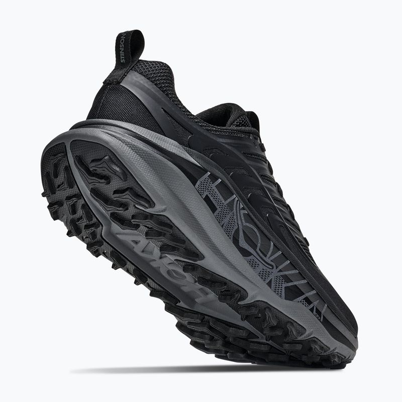 Vyriški bėgimo batai HOKA Stinson 8 black/outer orbit 5