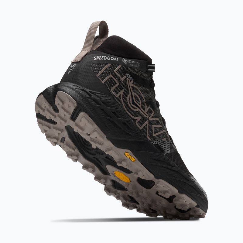 Vyriški bėgimo batai HOKA Speedgoat 7 Hike GTX black/ebble grey 5