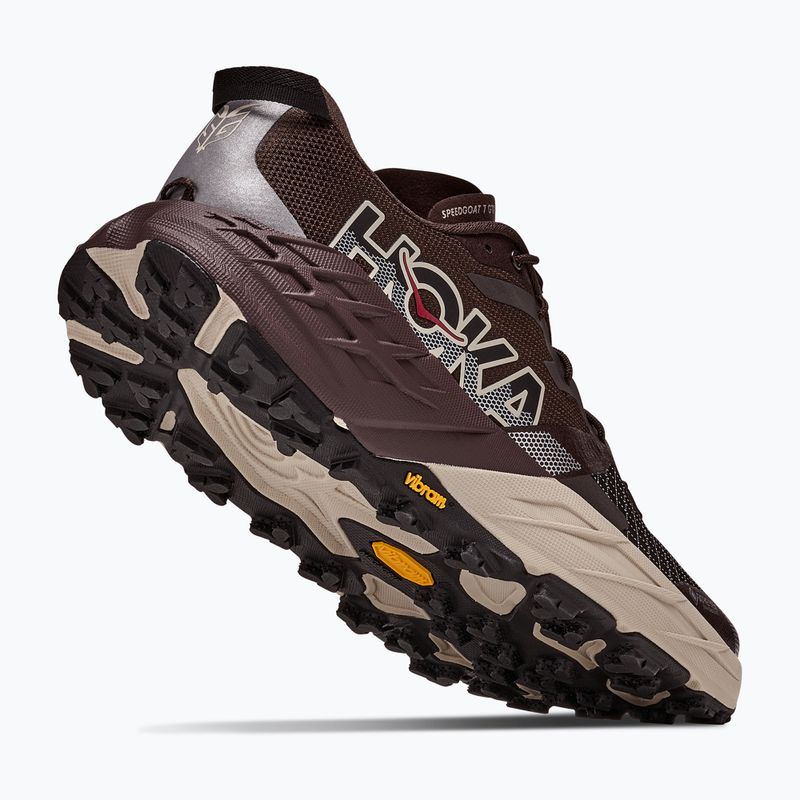Vyriški bėgimo batai HOKA Speedgoat 7 GTX Wide spiced chocolate/river rock grey 5