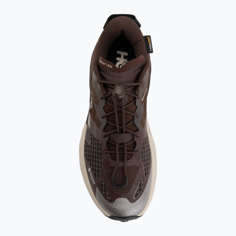 Vyriški bėgimo batai HOKA Speedgoat 7 GTX Wide spiced chocolate/river rock grey 5
