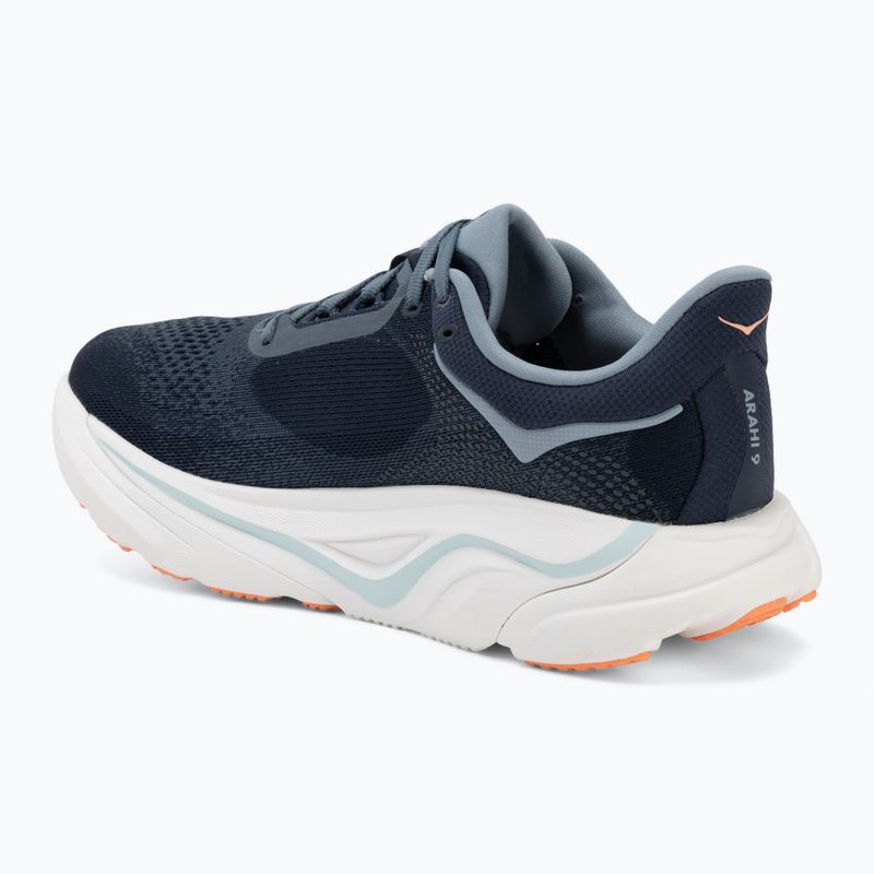 Moteriški bėgimo batai HOKA  Arahi 9 Wide varsity navy/faded navy 3