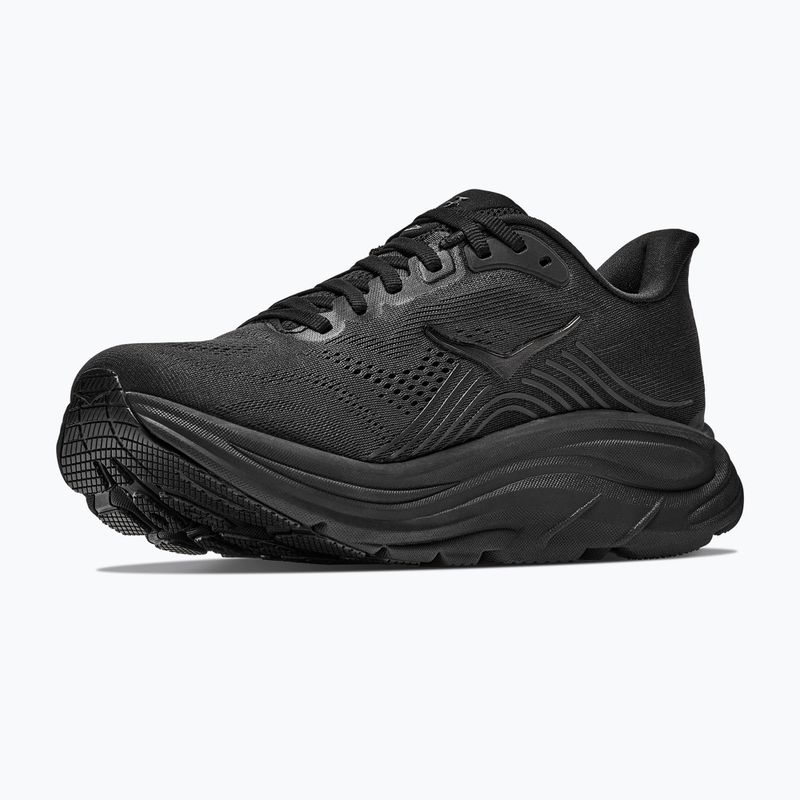 Vyriški bėgimo batai HOKA Clifton 11 Wide black/black 4