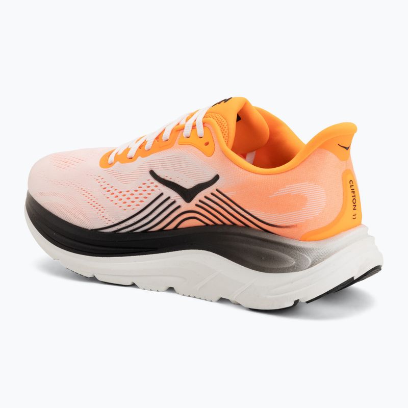 Vyriški bėgimo batai HOKA Clifton 11 Wide neon tangerine/frost 3