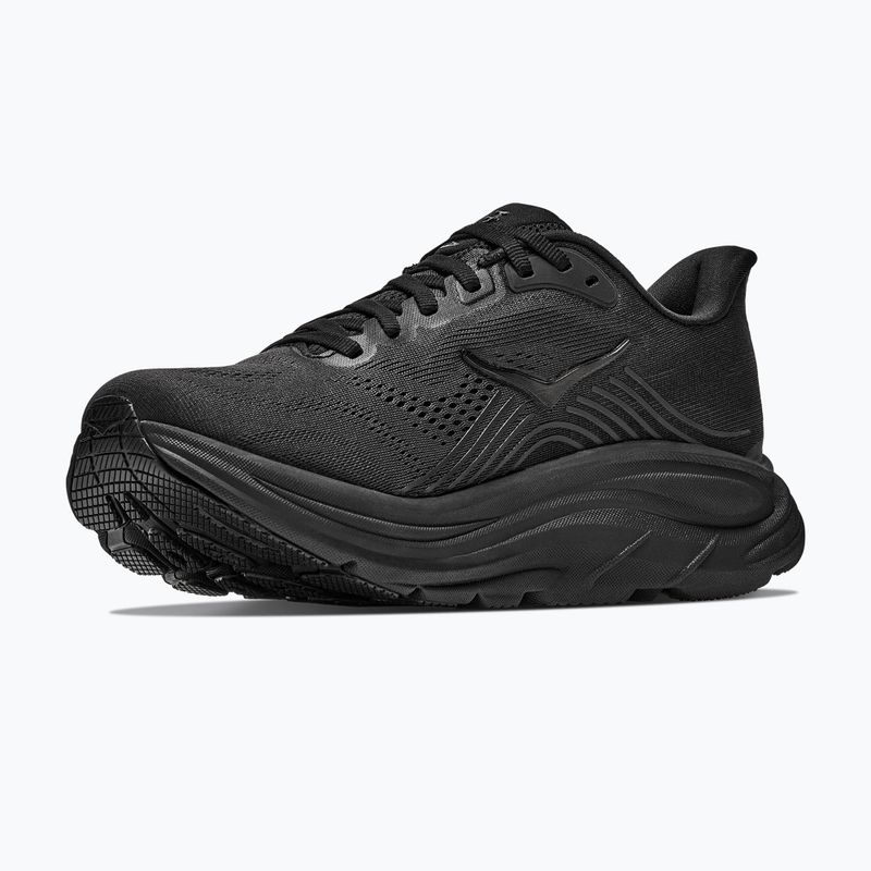 Vyriški bėgimo batai HOKA Clifton 11 X-Wide black/black 4