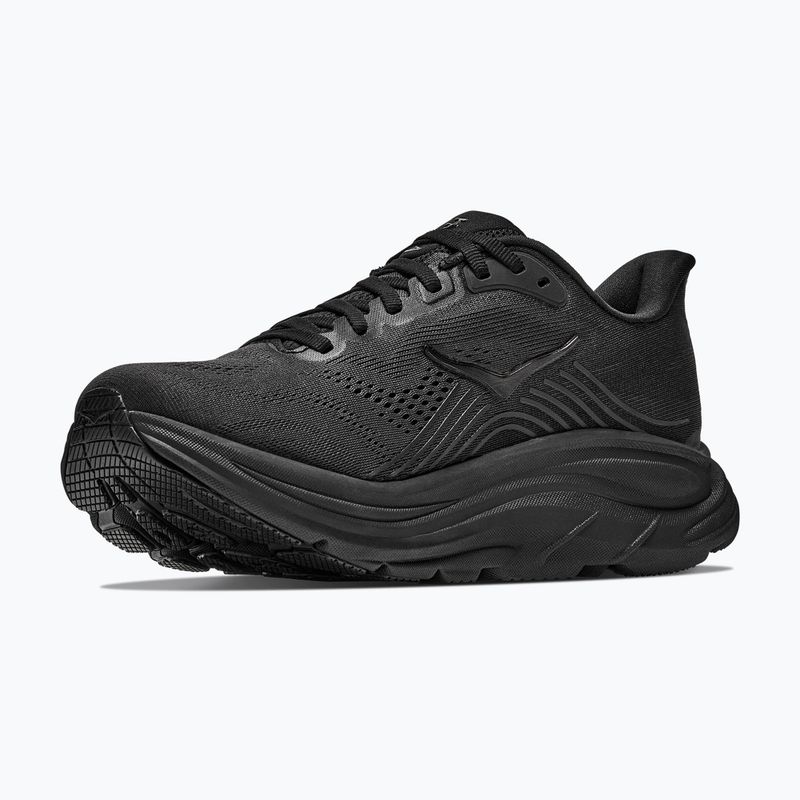 Moteriški bėgimo batai HOKA Clifton 11 X-Wide black/black 4