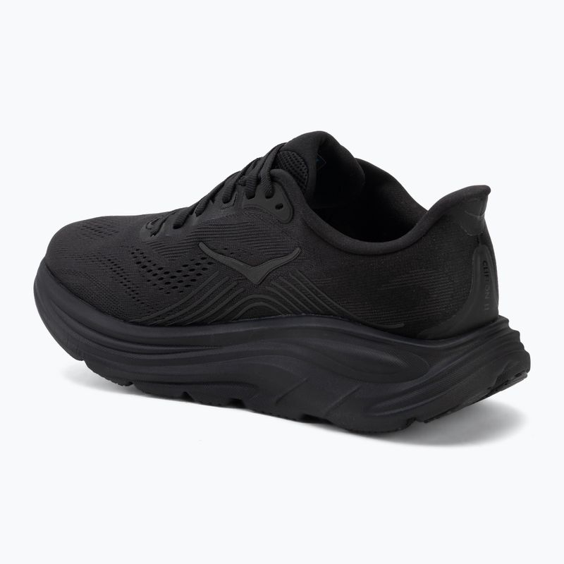 Moteriški bėgimo batai HOKA Clifton 11 X-Wide black/black 3