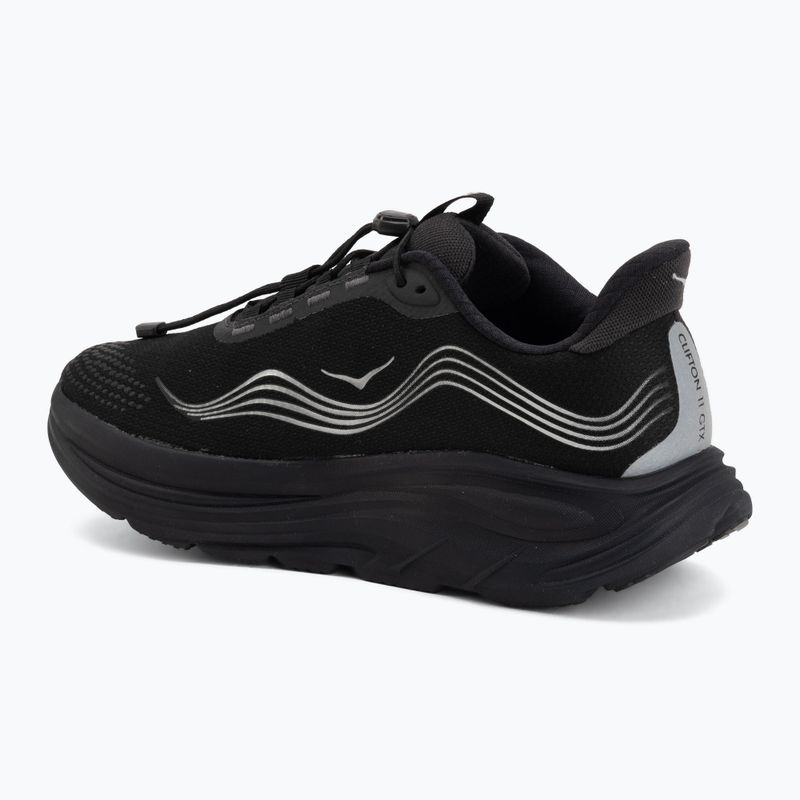 Vyriški bėgimo batai HOKA Clifton 11 GTX Wide black/black 3