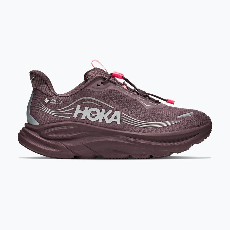 Moteriški bėgimo batai HOKA Clifton 11 GTX Wide smoky quartz/deep mauve 2