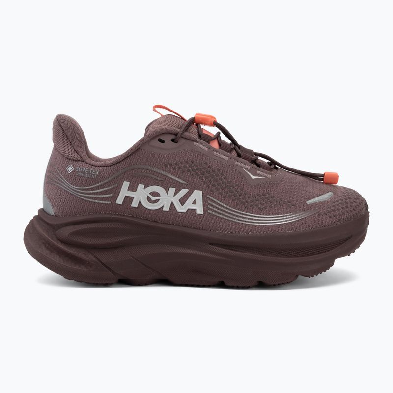 Moteriški bėgimo batai HOKA Clifton 11 GTX Wide smoky quartz/deep mauve 2