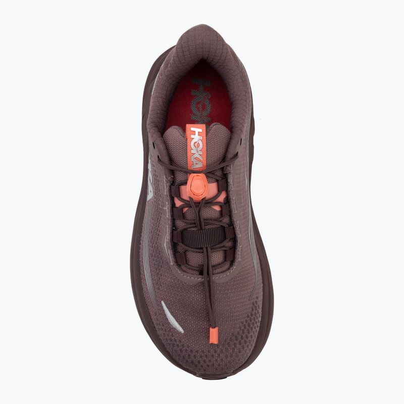 Moteriški bėgimo batai HOKA Clifton 11 GTX Wide smoky quartz/deep mauve 5