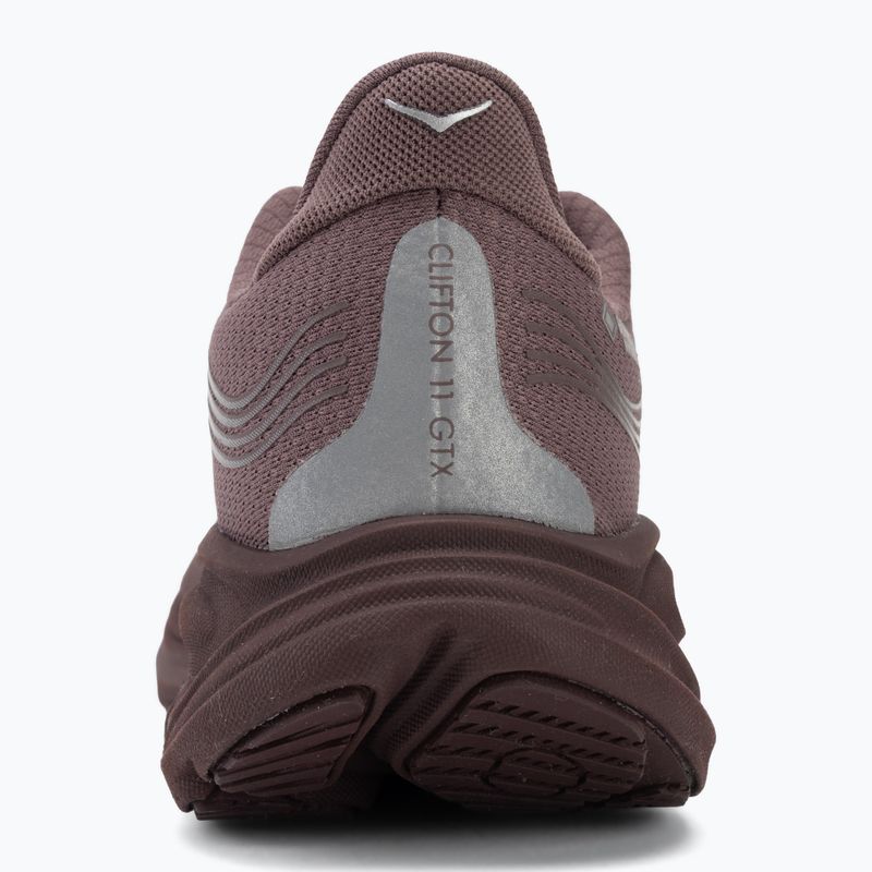 Moteriški bėgimo batai HOKA Clifton 11 GTX Wide smoky quartz/deep mauve 6