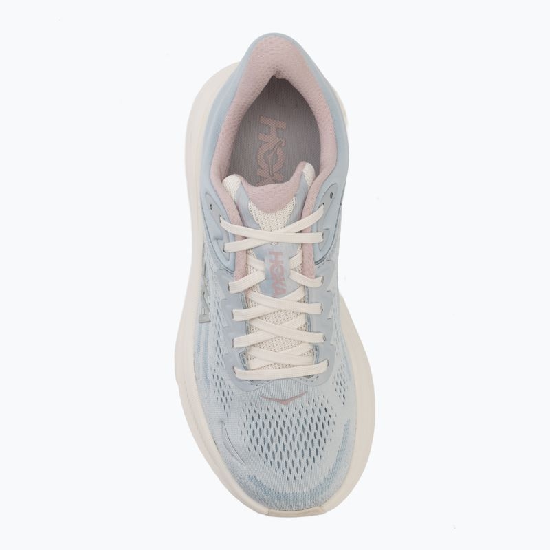 Moteriški bėgimo batai HOKA Bondi 9 GLM alabaster/mineral blue 5
