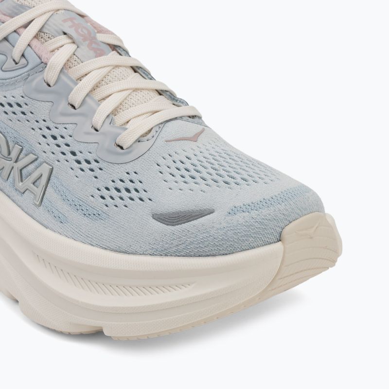 Moteriški bėgimo batai HOKA Bondi 9 GLM alabaster/mineral blue 7