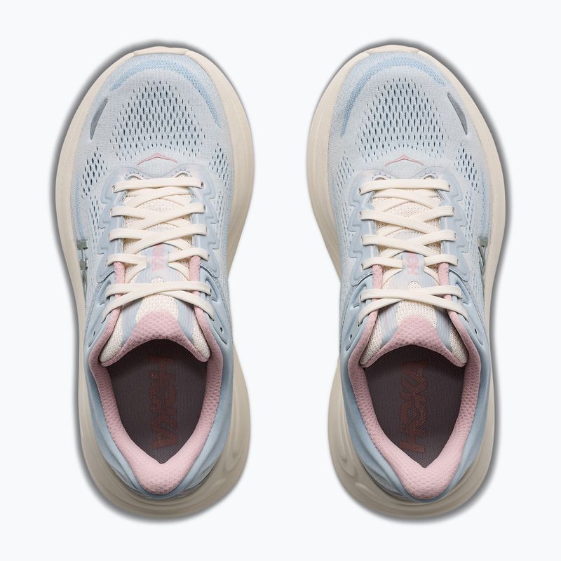 Moteriški bėgimo batai HOKA Bondi 9 GLM alabaster/mineral blue 5