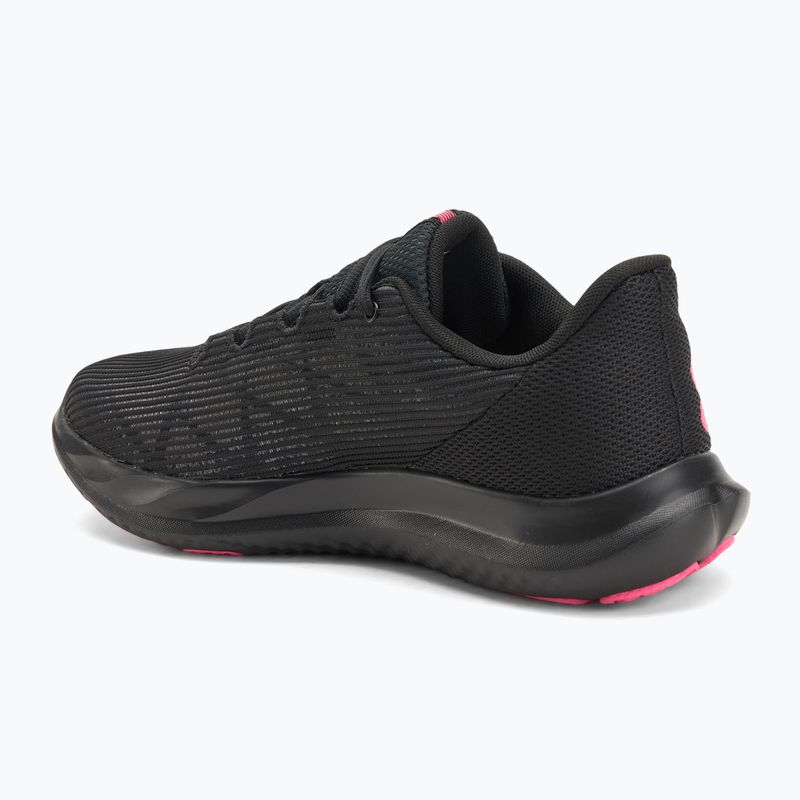 Moteriški bėgimo batai Under Armour Charged Speed Swift black/black/super pink 3