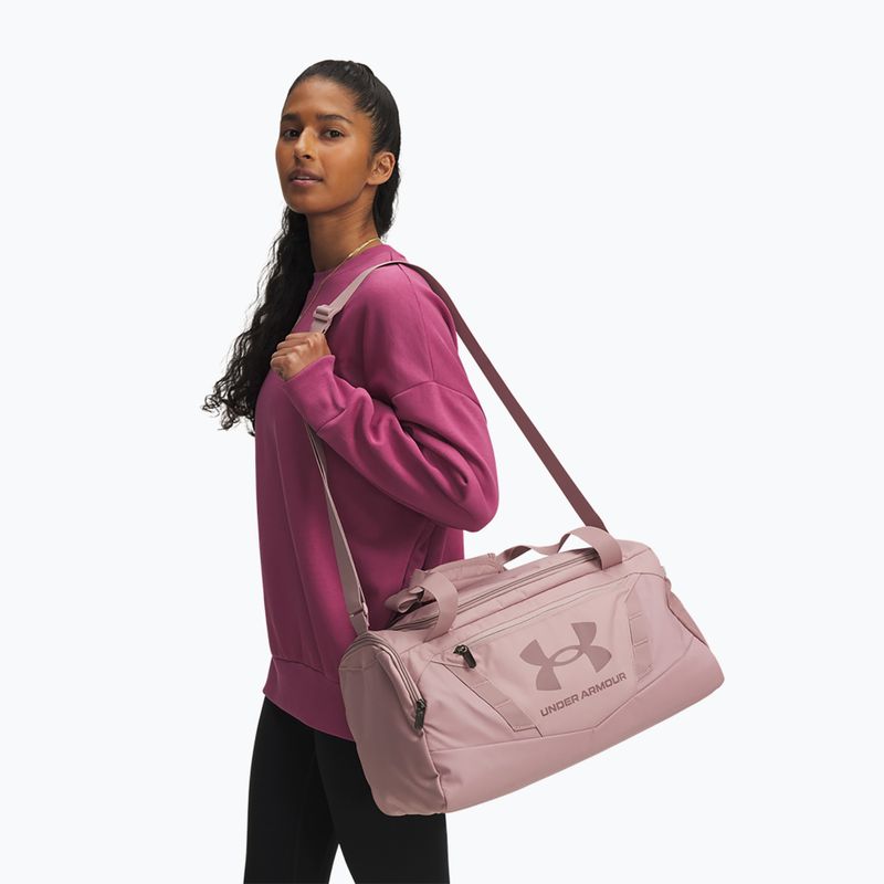 Krepšys Under Armour Undeniable 5.0 Duffle XS 23 l tourmaline pink/tourmaline pink/maroon mist