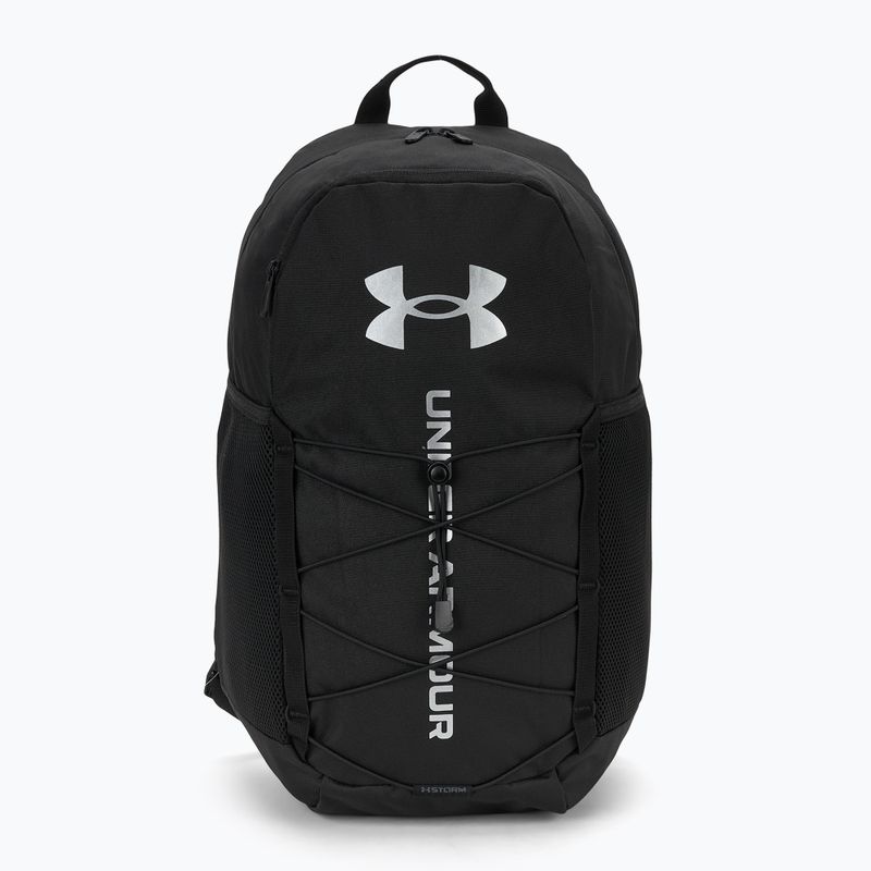 Kuprinė Under Armour Hustle Sport 6.0 26 l black/black/metallic silver