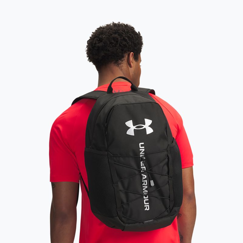 Kuprinė Under Armour Hustle Sport 6.0 26 l black/black/metallic silver 12