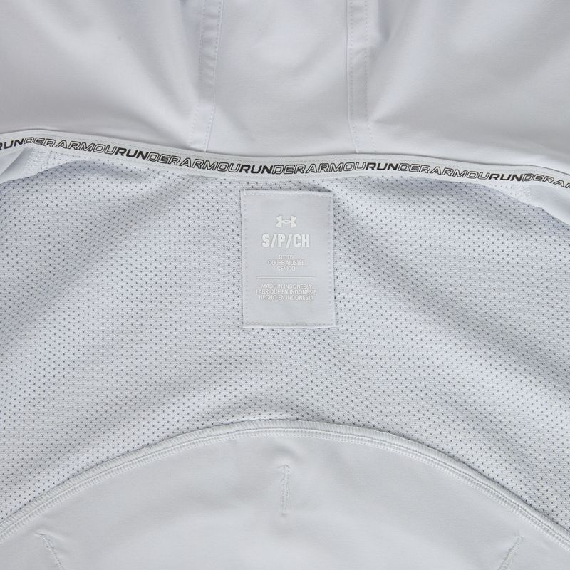 Moteriška bėgimo striukė Under Armour Outrun The Storm halo gray/squad orange 7