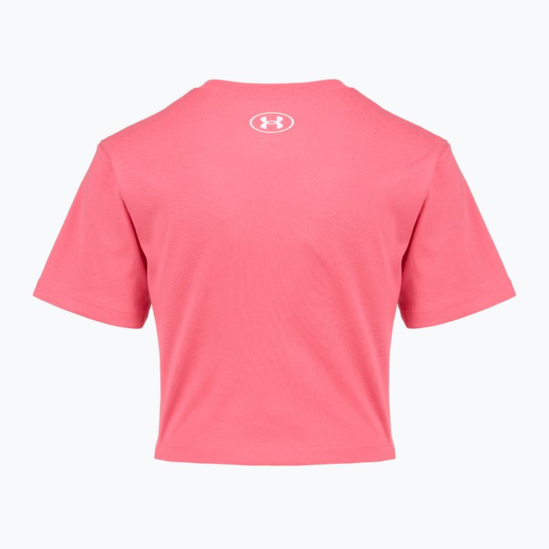 Vaikiški marškinėliai Under Armour Rival pink 2