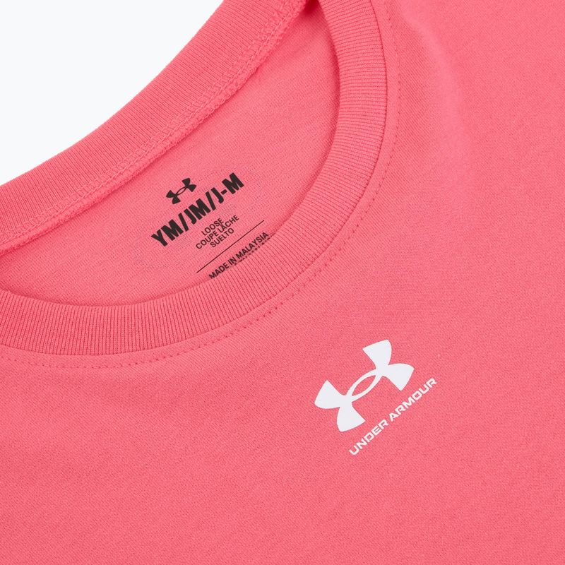 Vaikiški marškinėliai Under Armour Rival pink 3