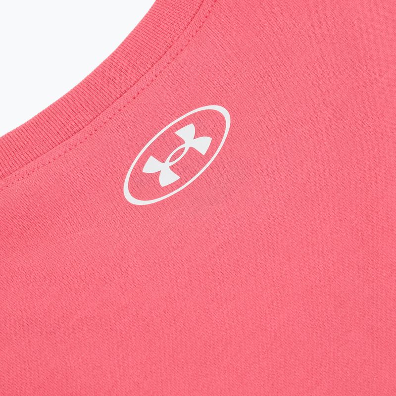 Vaikiški marškinėliai Under Armour Rival pink 4