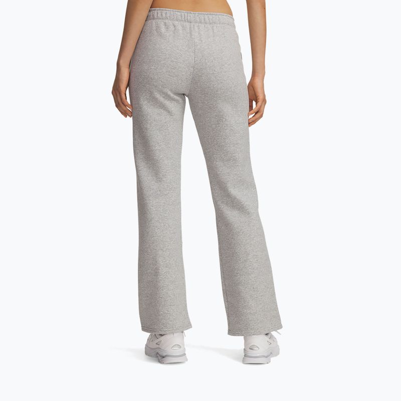 Moteriškos kelnės Under Armour Rival Fleece Piped mod gray light heather white 3