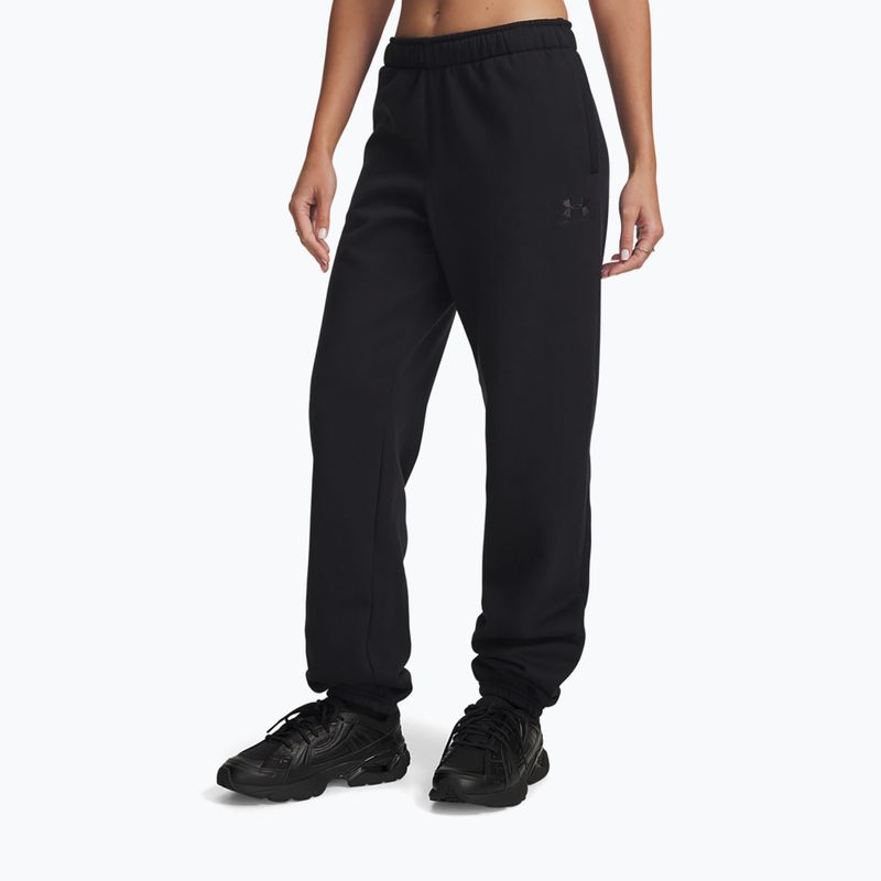 Moteriškos sportinės kelnės Under Armour Icon Vida Fleece Jogger black/black