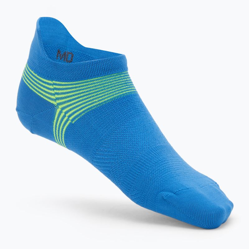 Vyriškos kojinės Under Armour Dry Run Lite No Show 3 poros blue atlantis/black/reflective 2
