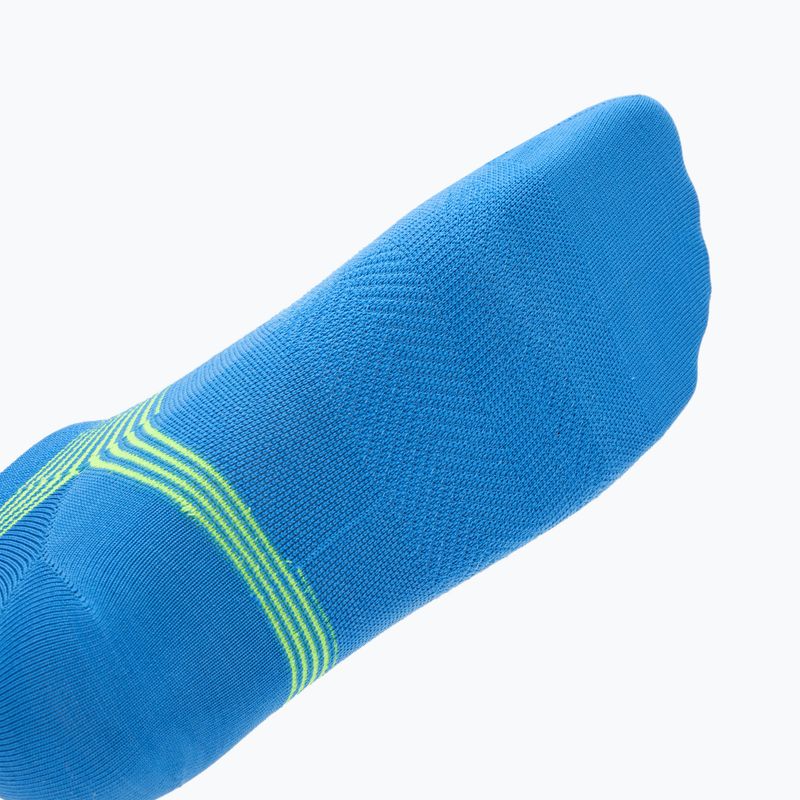 Vyriškos kojinės Under Armour Dry Run Lite No Show 3 poros blue atlantis/black/reflective 7